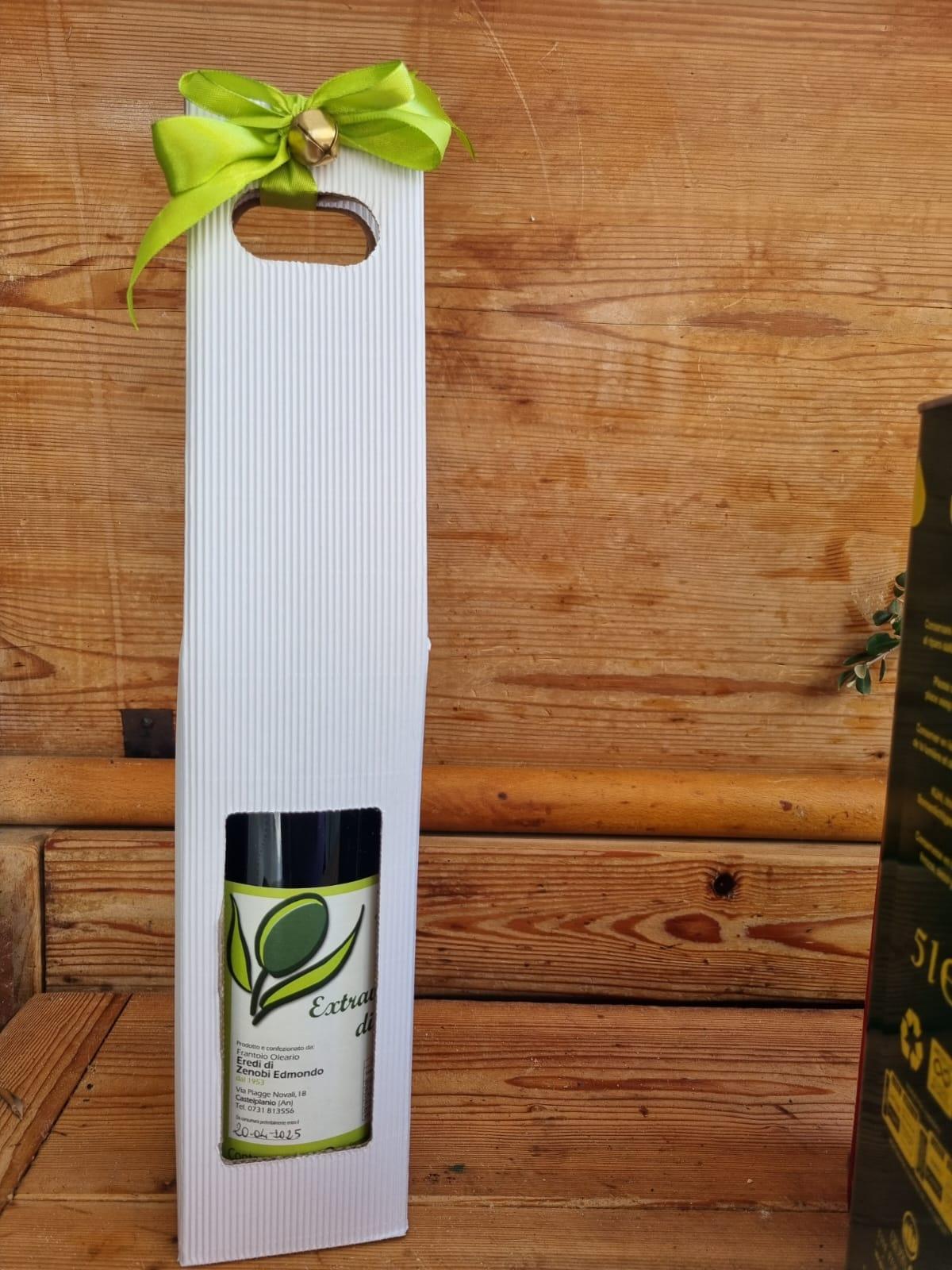 BOTT-NF-1L-REGALO Frantoio Zenobi Bottiglia olio non filtrato 1L confezione regalo1
