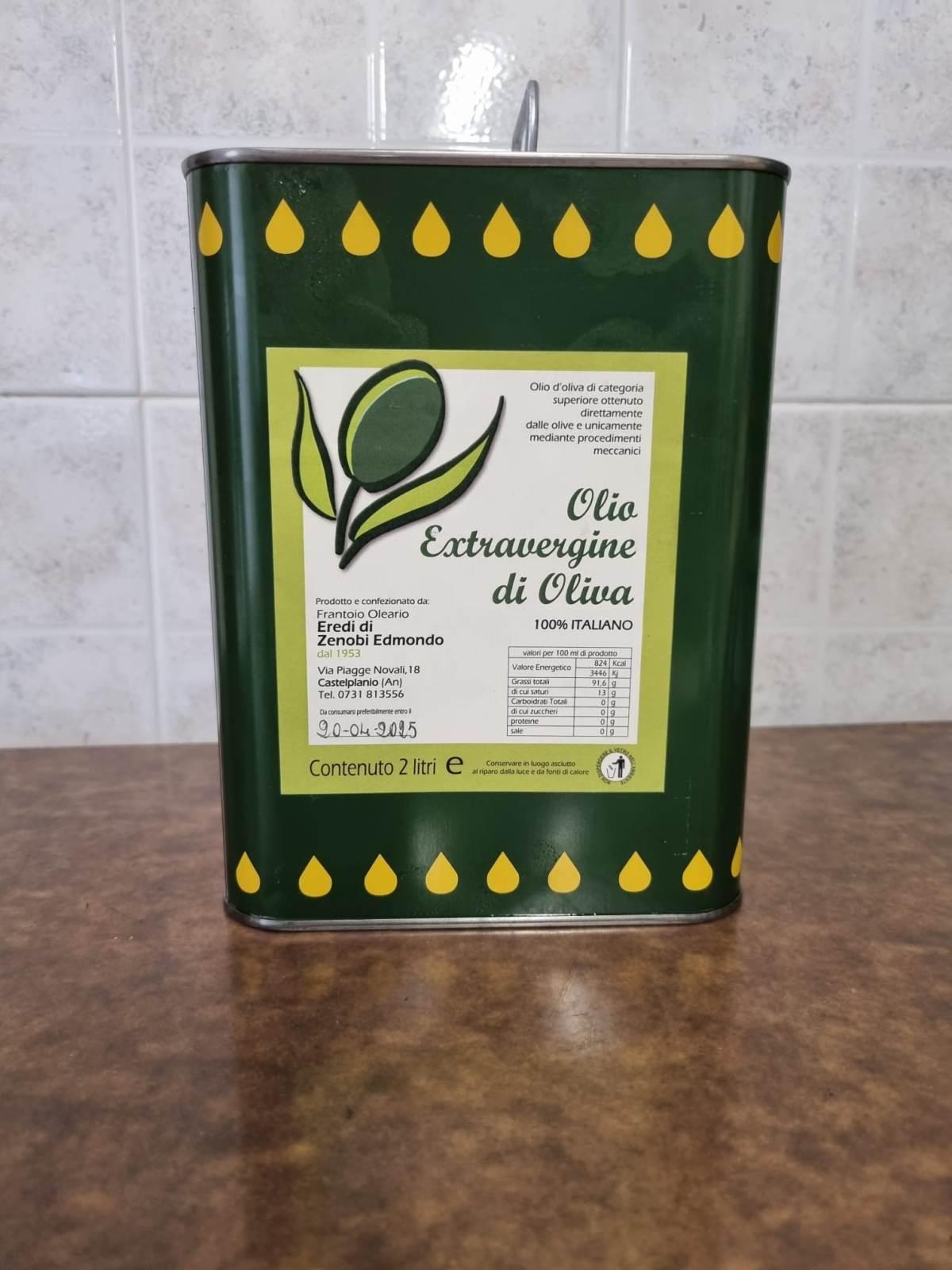 LATT-NF-2L Frantoio Zenobi Lattina olio non filtrato 2L1