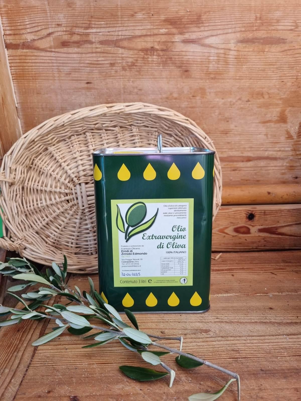 LATT-F-3L Frantoio Zenobi Lattina olio filtrato 3L1