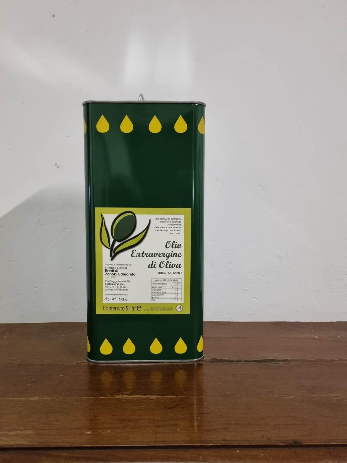 LATT-NF-5L Frantoio Zenobi lattina olio non filtrato 5L1